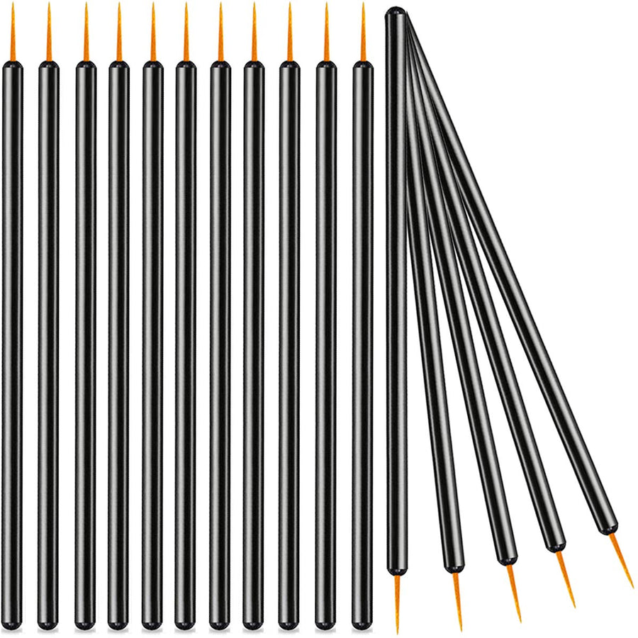 KingMas 100 Pcs Disposable Eyeliner Makeup Brush Applicator