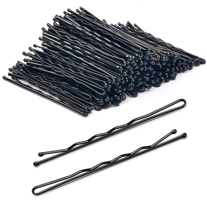 Large Bobby Pins, 2.75 Black Jumbo Bobby Hair Pins for Hair Bobby Pins Black for Women Girls with Box 120-Count (Black,2.75 inch)
