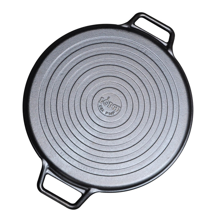 Cast Iron Pan, 14 Inches, Black, 1 Piece