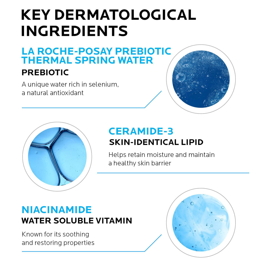 Toleriane Purifying Foaming Cream Cleanser for Oily Skin, Daily Face Wash with Ceramides and Niacinamide, Oil-Free, Fragrance Free