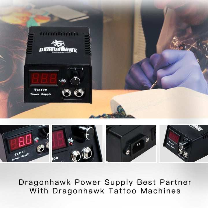Complete Tattoo Kit for Beginners 2 Pro Tattoo Machine Tattoo Power Supply Kit Tattoo Inks 20 Tattoo Needles Tips Tattoo Supplies