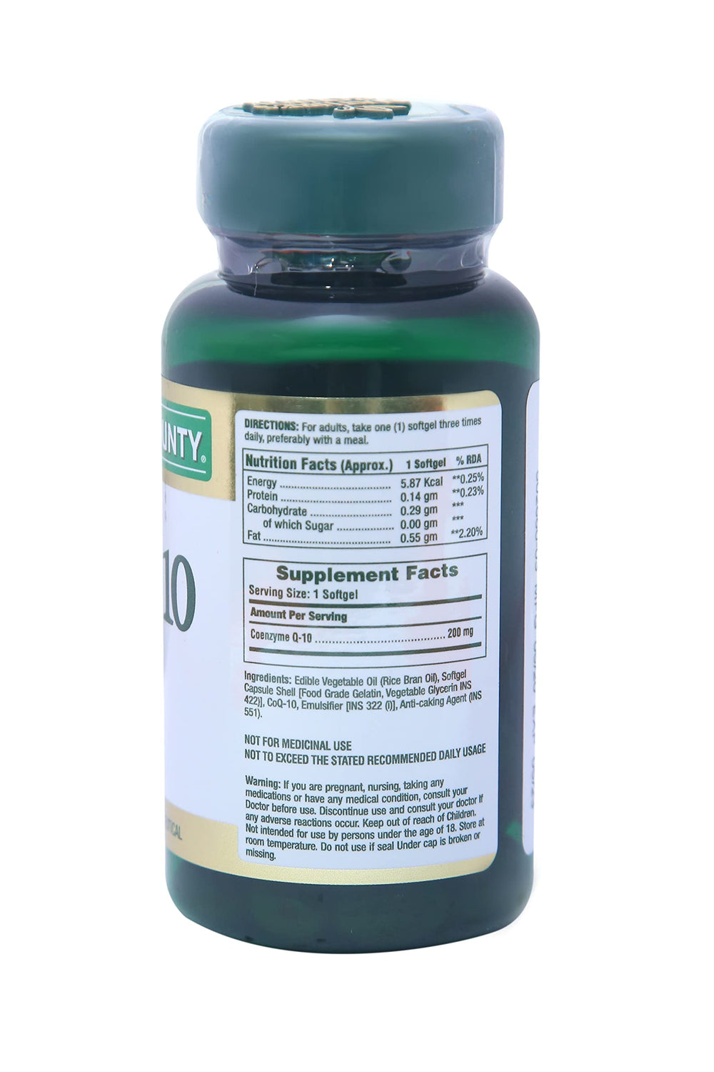 CoQ10, Heart Health and Healthy Aging, Dietary Supplement, 200mg, 45 Rapid Release Softgels