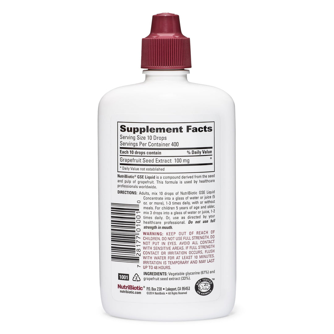 – GSE, 4 Oz Liquid | The Original Grapefruit Seed Extract Premium Concentrate with Bioflavonoids | Vegan, Gluten Free, Non-GMO