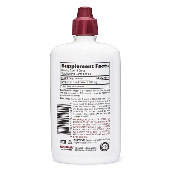 – GSE, 4 Oz Liquid | The Original Grapefruit Seed Extract Premium Concentrate with Bioflavonoids | Vegan, Gluten Free, Non-GMO