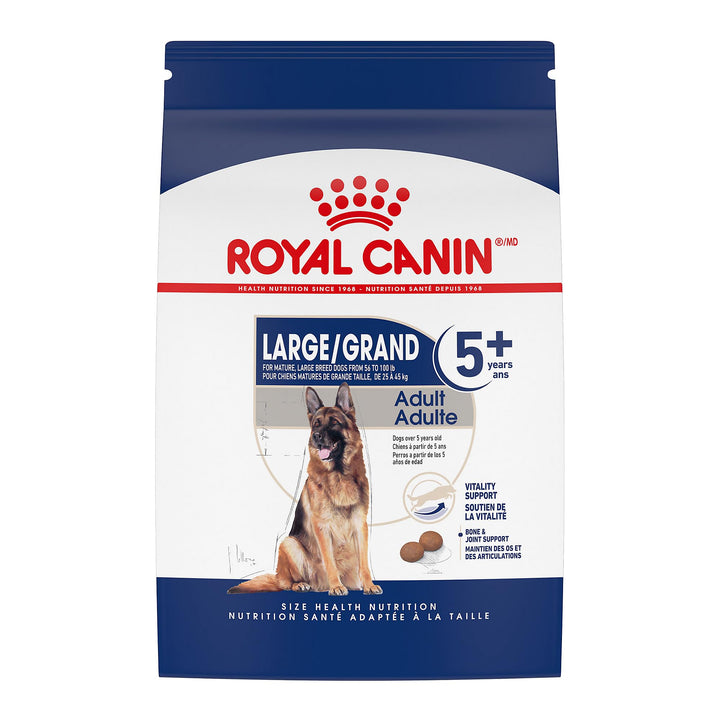 Large Adult 5+ Dry Dog Food for Older Dogs, 30 lb bag