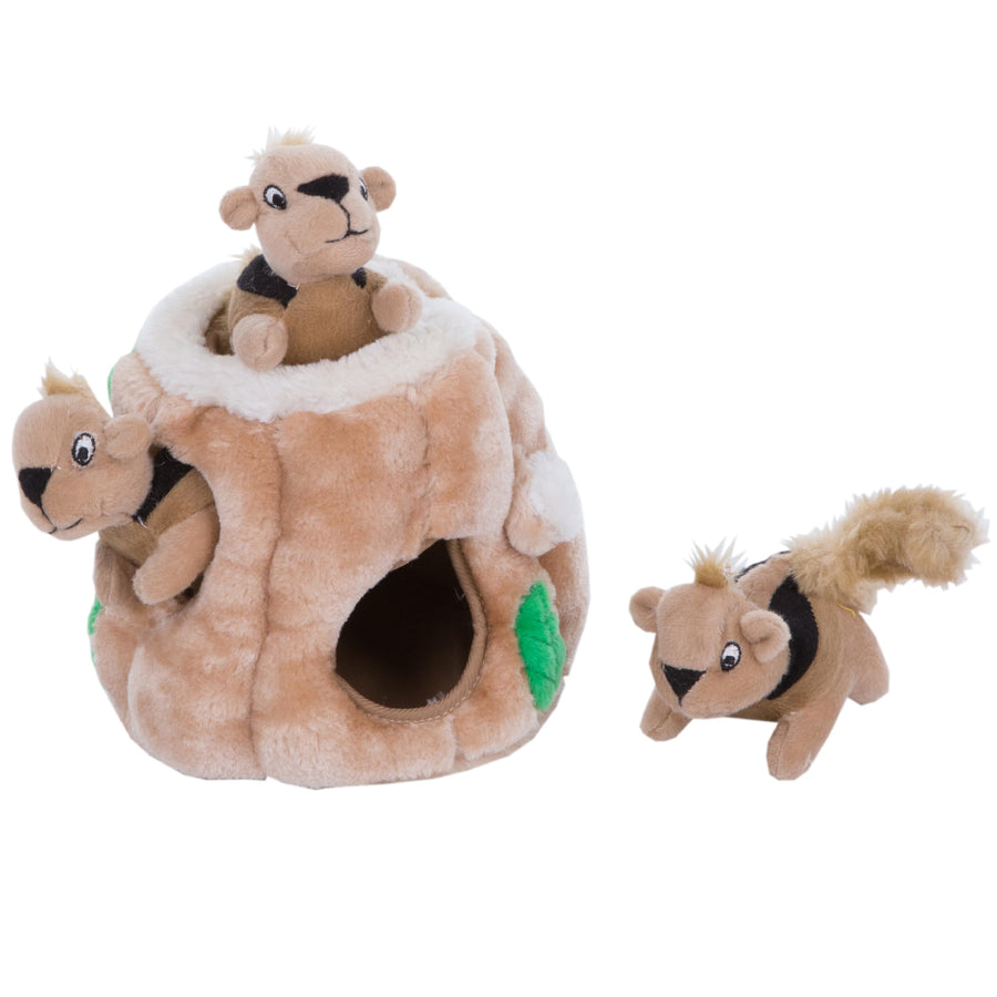 Hide A Squirrel Plush Dog Toy Puzzle, Small