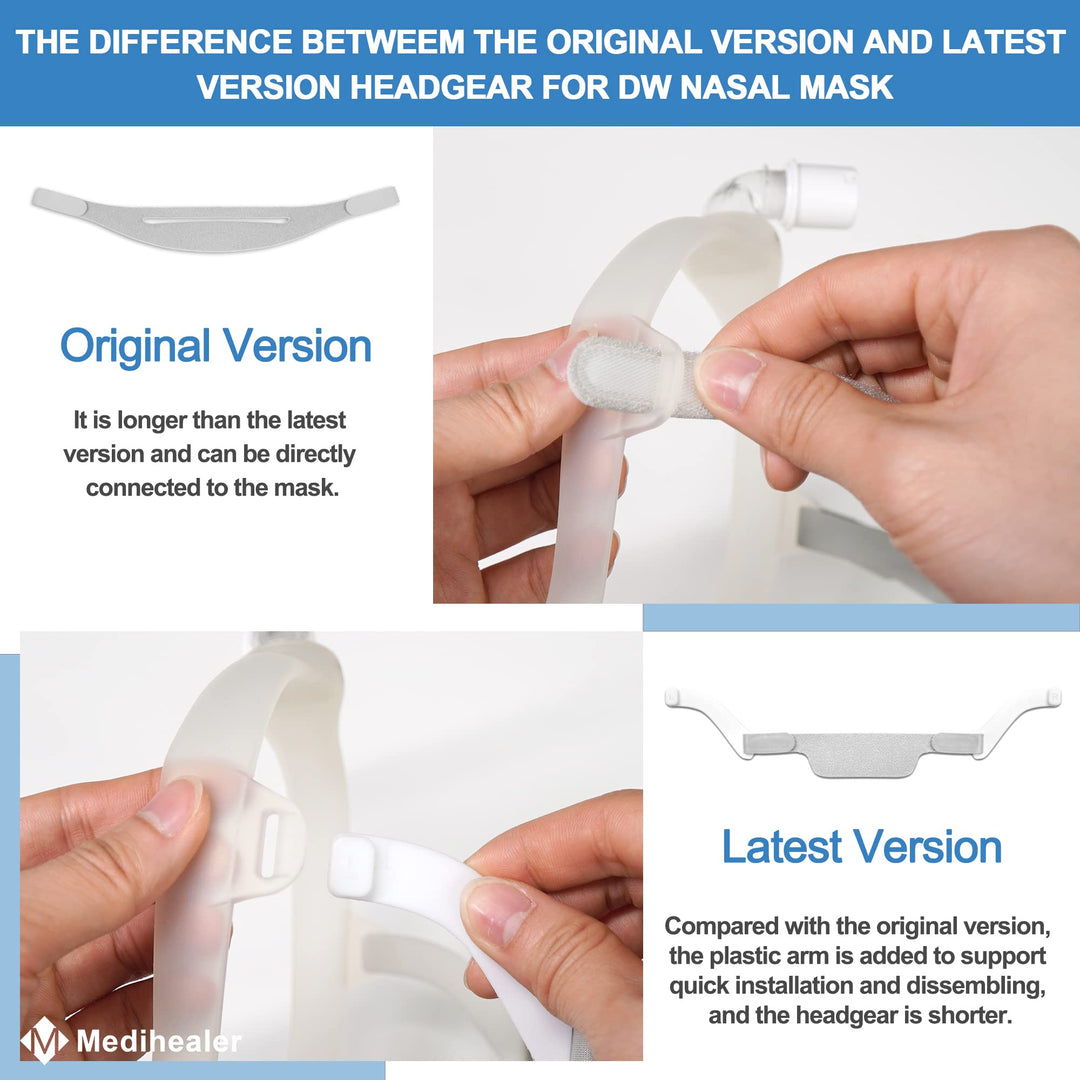 6 Packs Headgears for DreamWear(Original Version) - 6 Packs Headgear Straps to Well Reduce Strap Slip-Off and Great Comfort & Softness, Great Value Kit Long Term Supplies .