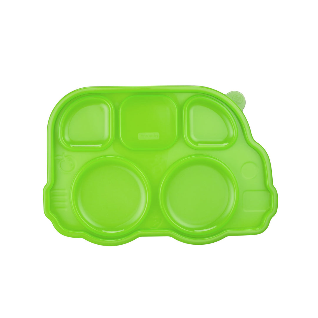 Innobaby Din Din Smart Stainless Divided Platter Sectional Lid, Green