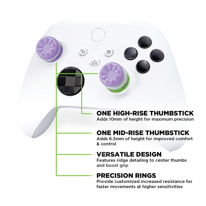 Aim Boost Kit for Xbox One and Xbox Series X Controller | Includes Performance Thumbsticks and Precision Rings | Galaxy Edition