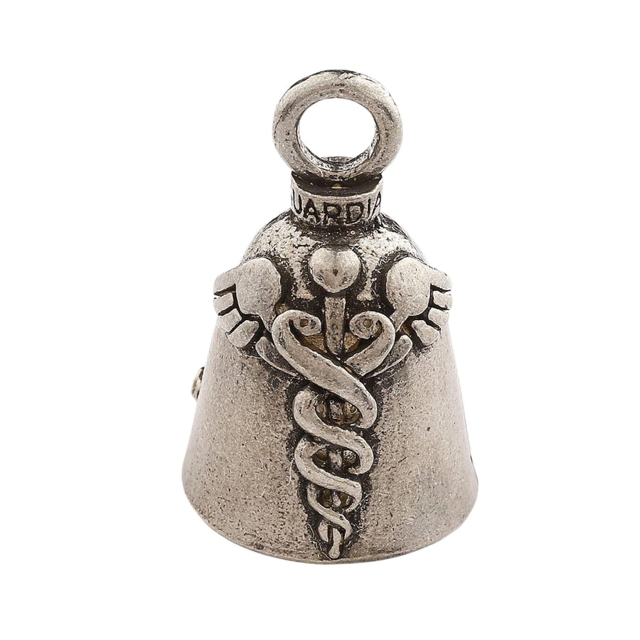 RN Nurse Good Luck Bell w/Keyring & Black Velvet Gift Bag | Motorcycle Bell | Lead-Free Pewter | Good Luck Gift to Friends & Family | Bike Bell | Made in USA
