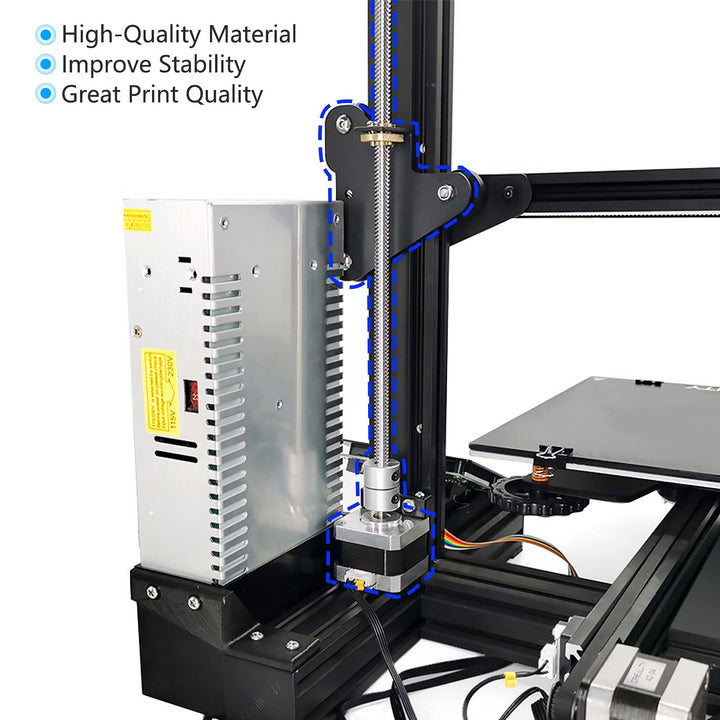 Ender 3 Dual Z axis Upgrade Kit with Stepper Motor Lead Screw, Dual Z-axis Upgrades Kit for Ender 3 V2, Ender 3 Pro, Ender3 3D Printer
