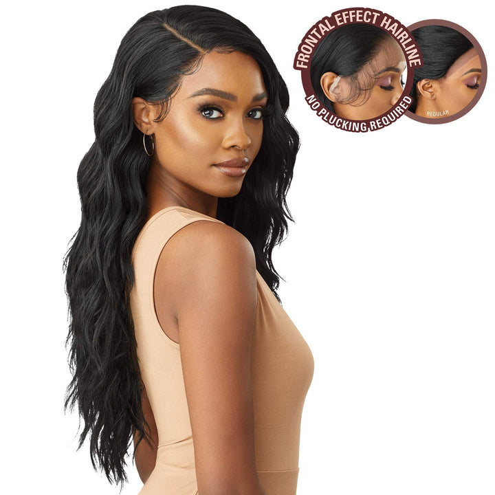 Premium Swiss Lace Front Wig Melted Hairline RIA Ear-to-Ear Soft Lace Pre-attached Elastic band Pre-Plucked (DR2/AUTBRN)