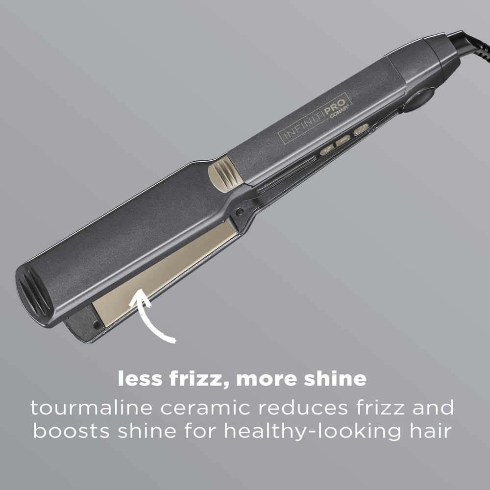 INFINITIPRO BY CONAIR Tourmaline Ceramic Flat Iron, 1 1/2-inch