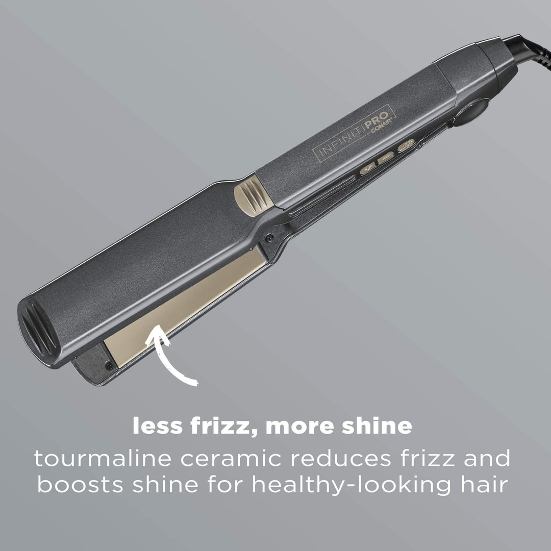 INFINITIPRO BY CONAIR Tourmaline Ceramic Flat Iron, 1 1/2-inch