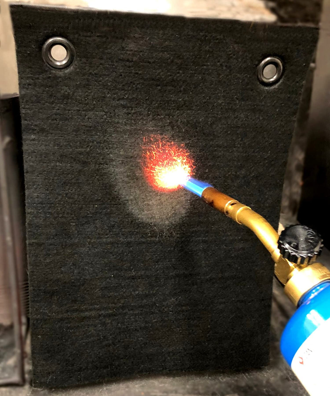 High-Temperature Carbon Fiber Soldering Heat Shield- 9 x 12 - High Heat Flame Resistant Fabric PlumberPad for Soldering, Welding, Brazing, Repairs- Heavy Duty, Professional Welding Pad