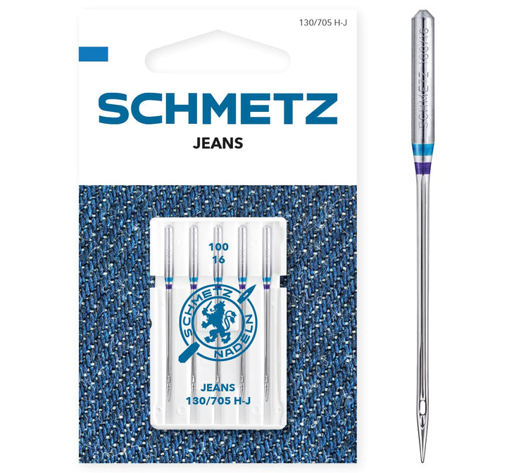 Jean & Denim Machine Needles-Size 16/100 5/Pkg
