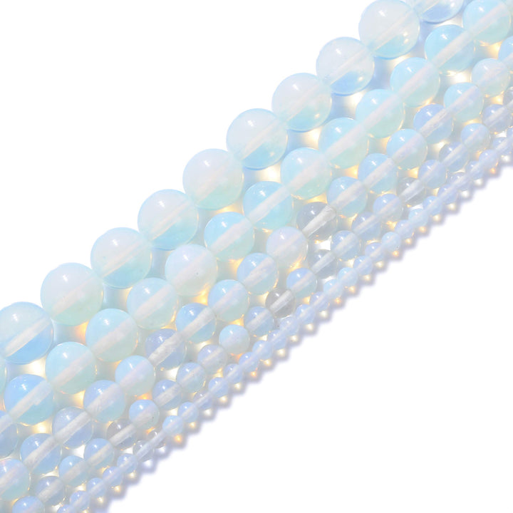 Blue Imperial Jasper Beads for Jewelry Making Stone Bead Bracelets Chakra Round Gemstone Beads Bulk, 45pcs 8mm Jasper Stone