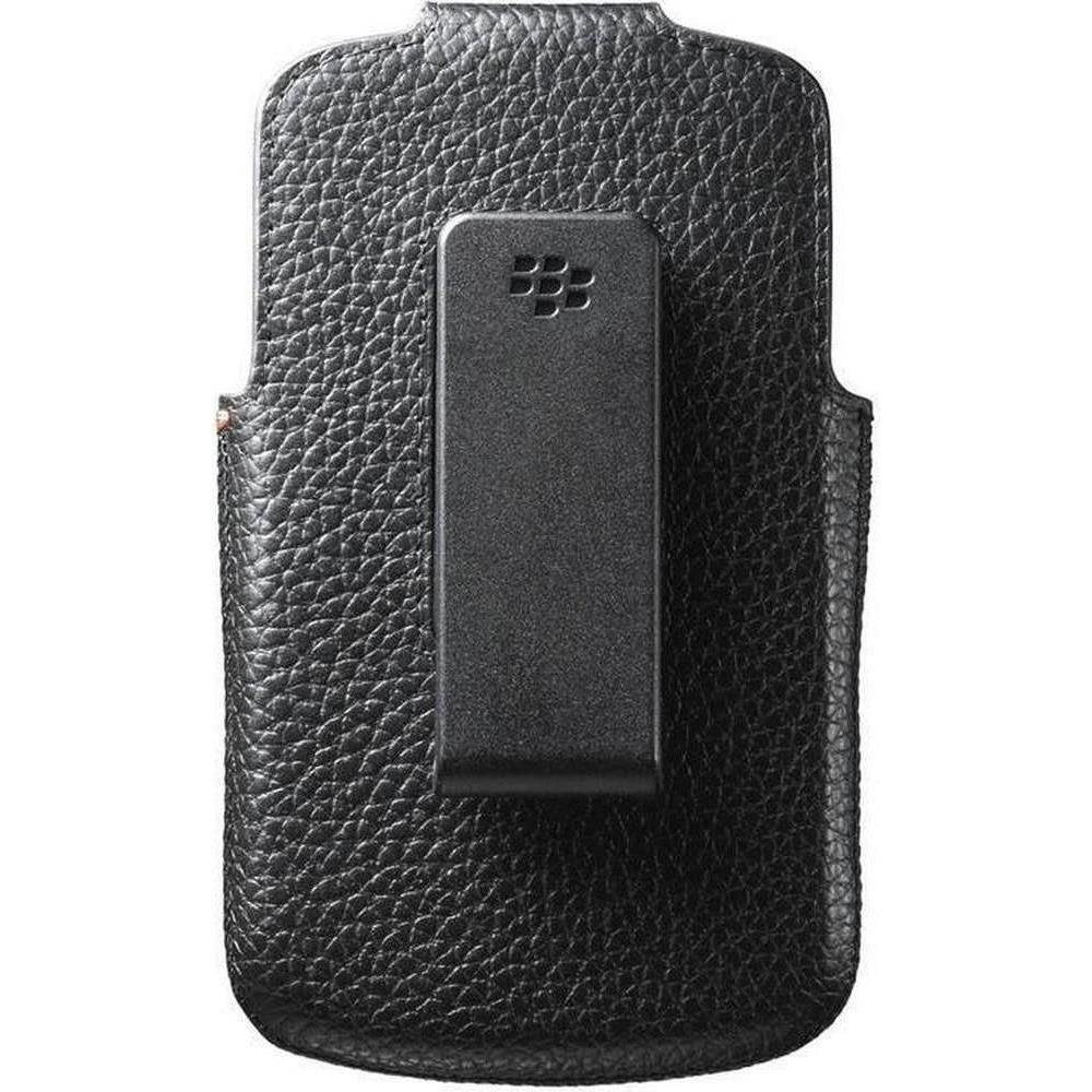 Rim Blackberry Q10, Bold, Curve, Tour, Storm, Torch Leather Swivel Holster, Black HDW-50678-001