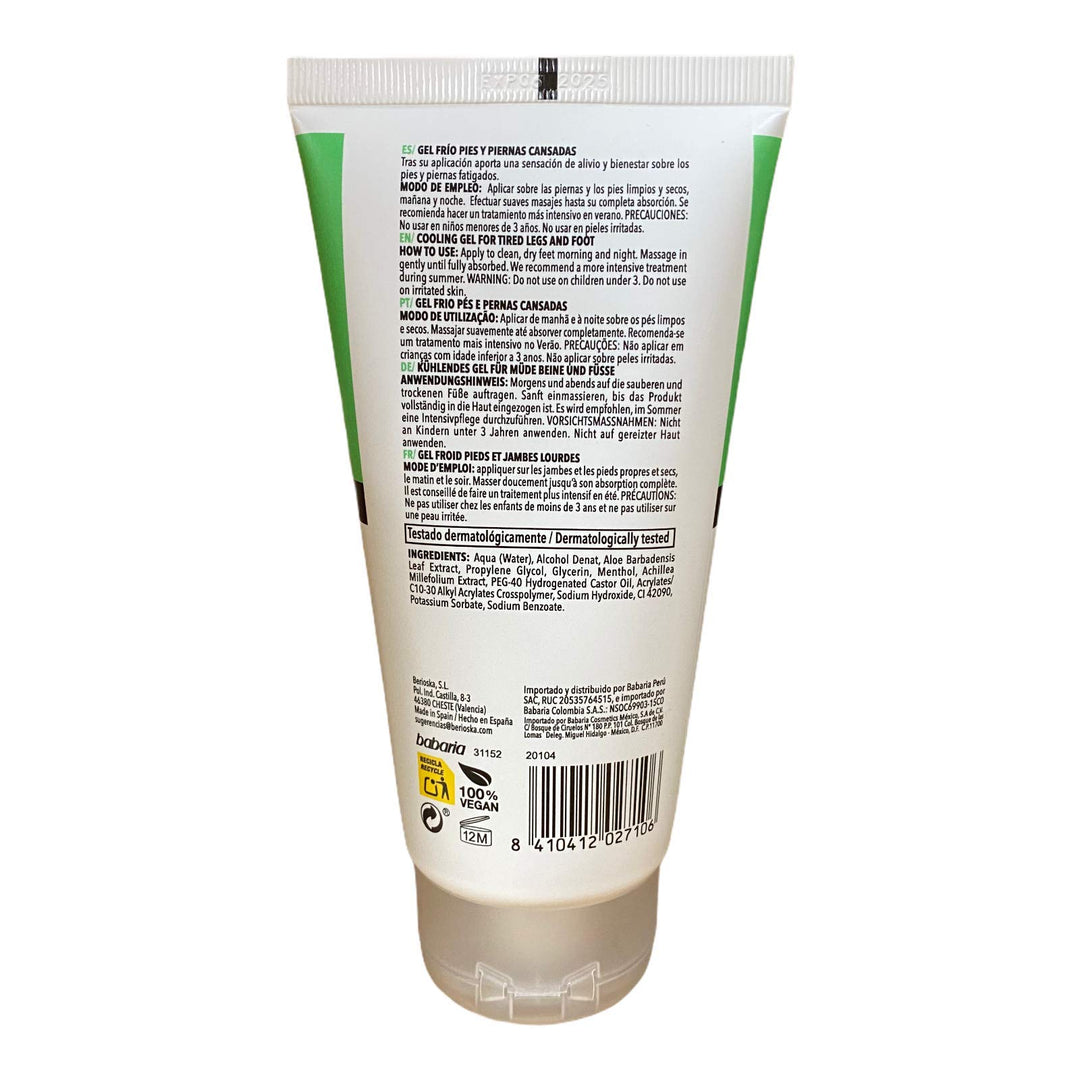Cooling Gel Tired Legs 150Ml