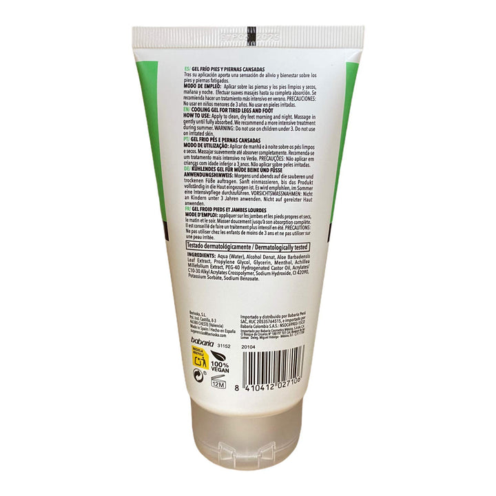 Cooling Gel Tired Legs 150Ml