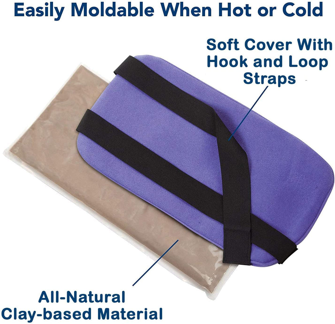 ThermiPaq Reusable Hot Cold Pack Ice Pack for Injuries - Shoulder, Elbow, Ankles, Back and Knee Ice Pack, Large, 9.5 inches x 16 inches
