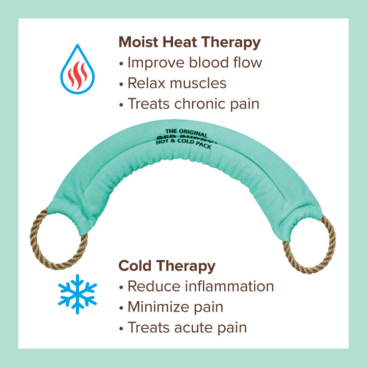 Bed Buddy Aromatherapy Heat Pad and Cooling Neck Wrap - Microwave Heating Pad for Sore Muscles - Cold Wrap Pack for Aches and Pain, Eucalyptus Scent