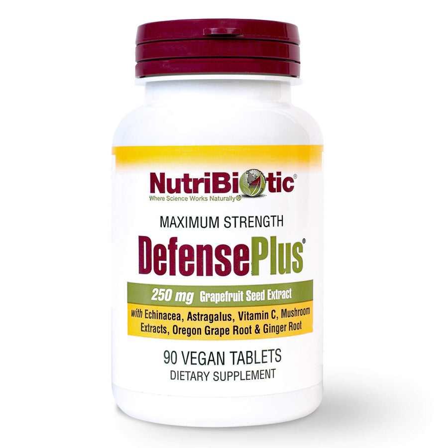 – DefensePlus, 90 Tablets - 11 in 1 Immune Support with Vitamin C, Zinc, Grapefruit Seed Extract, Echinacea, Astragalus Root & Immune Boosting Extracts & Mushrooms - Vegan & Gluten Free