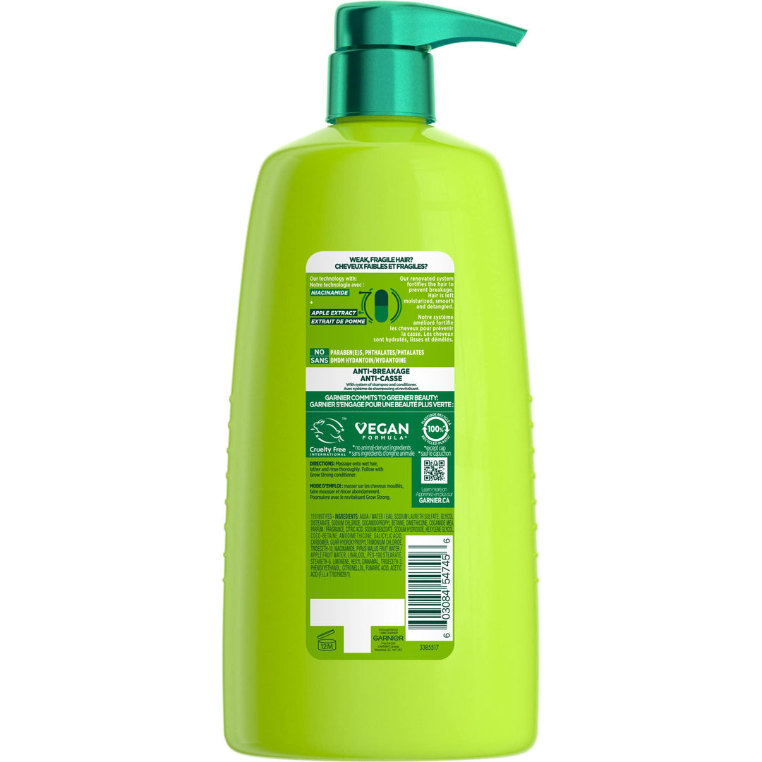 Fructis Grow Strong Shampoo, 33.8 Fl Oz, 1 Count (Packaging May Vary)