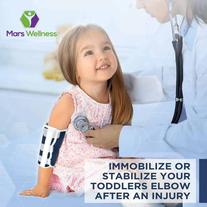 Premium Pediatric Child Elbow Immobilizer Stabilizer Splint/Arm Restraint - Toddler/Kids