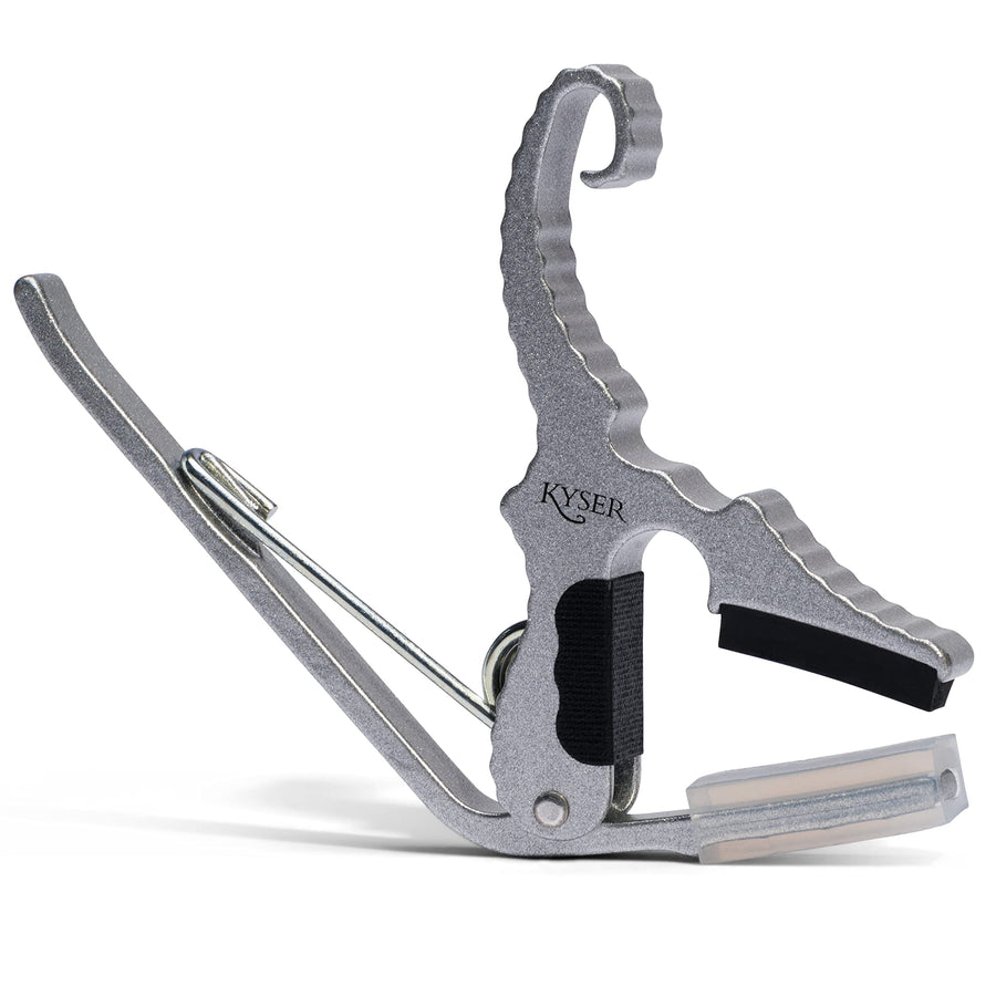 Short-Cut Partial Guitar Capo, 3-string, DADGAD, Silver, KG3S