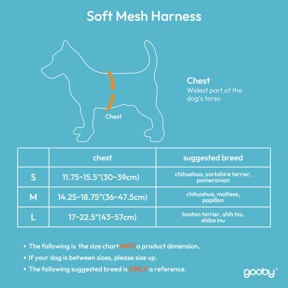 - Soft Mesh Harness, Small Dog Harness with Breathable Mesh, Flamingo Pink, Small