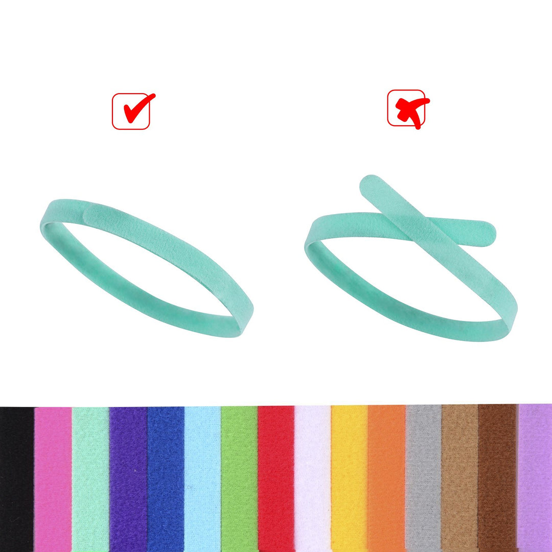 15 Colors Puppy ID Collars Whelping Dog Band Newborn Soft Fabric Adjustable Identification Collar for Pet Dog Cat