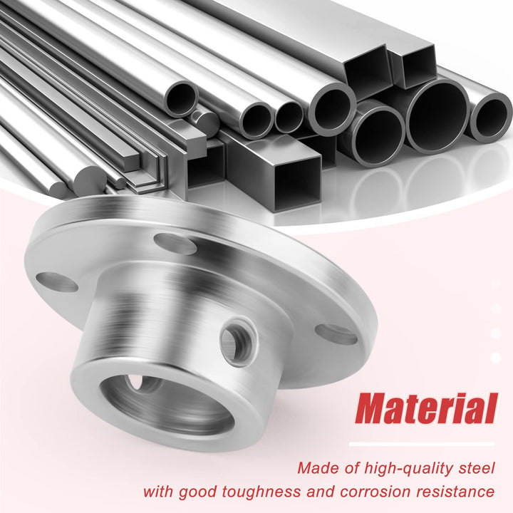 5PCS 8mm Flange Coupling, Motor Shaft Coupler, Flanged Shaft Mount, for DIY Handmade Model