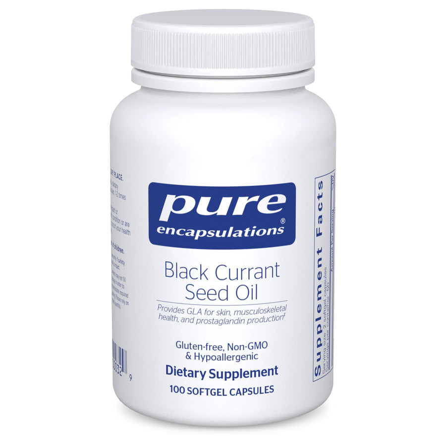Black Currant Seed Oil | Hypoallergenic Dietary Supplement | 100 Softgel Capsules