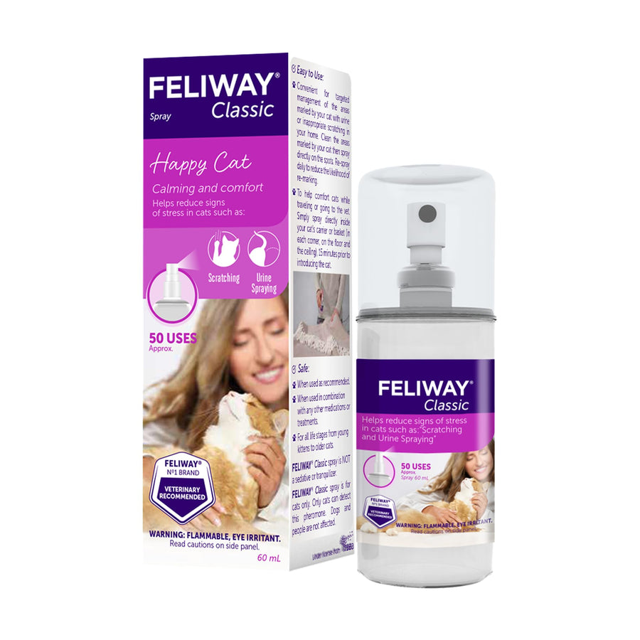 Classic Cat Calming Pheromone Spray (60 mL)