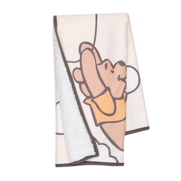 Lambs & Ivy Disney Baby Winnie The Pooh Picture Perfect Sherpa Baby Blanket