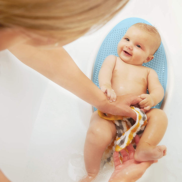 Baby Bath Support (Aqua) | Ideal for Babies Less Than 6 Months Old