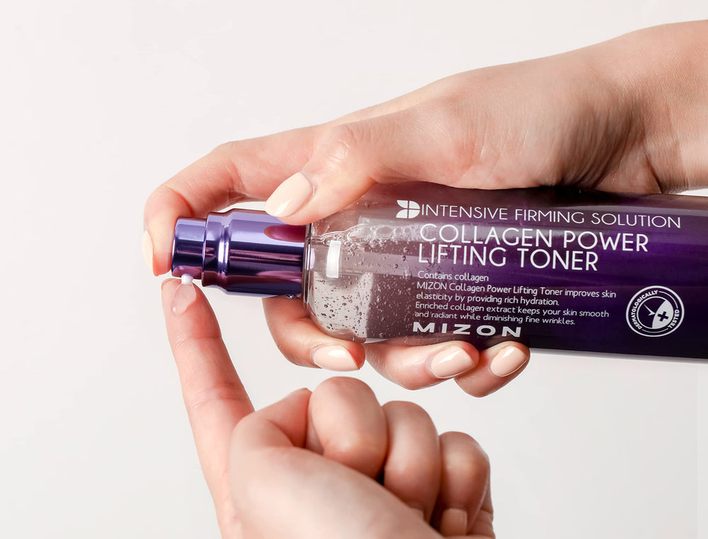 Collagen Power Lifting Toner, Facial Toner, Lifting Synergy, Moisturizing, Jelly-like Skin Booster for Dry, Aging Skin (120ml, 4.06 fl oz)
