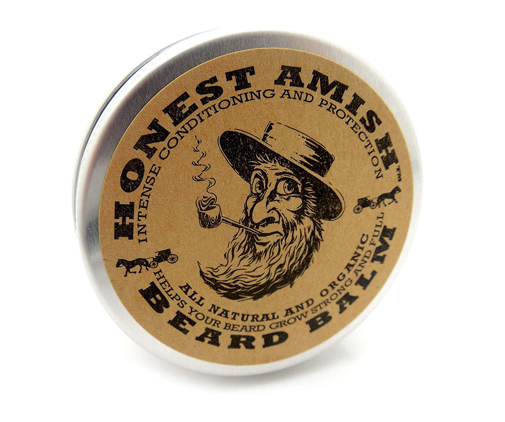 Beard Balm Leave-in Conditioner - Made with only Natural and Organic Ingredients - 2 Ounce Tin