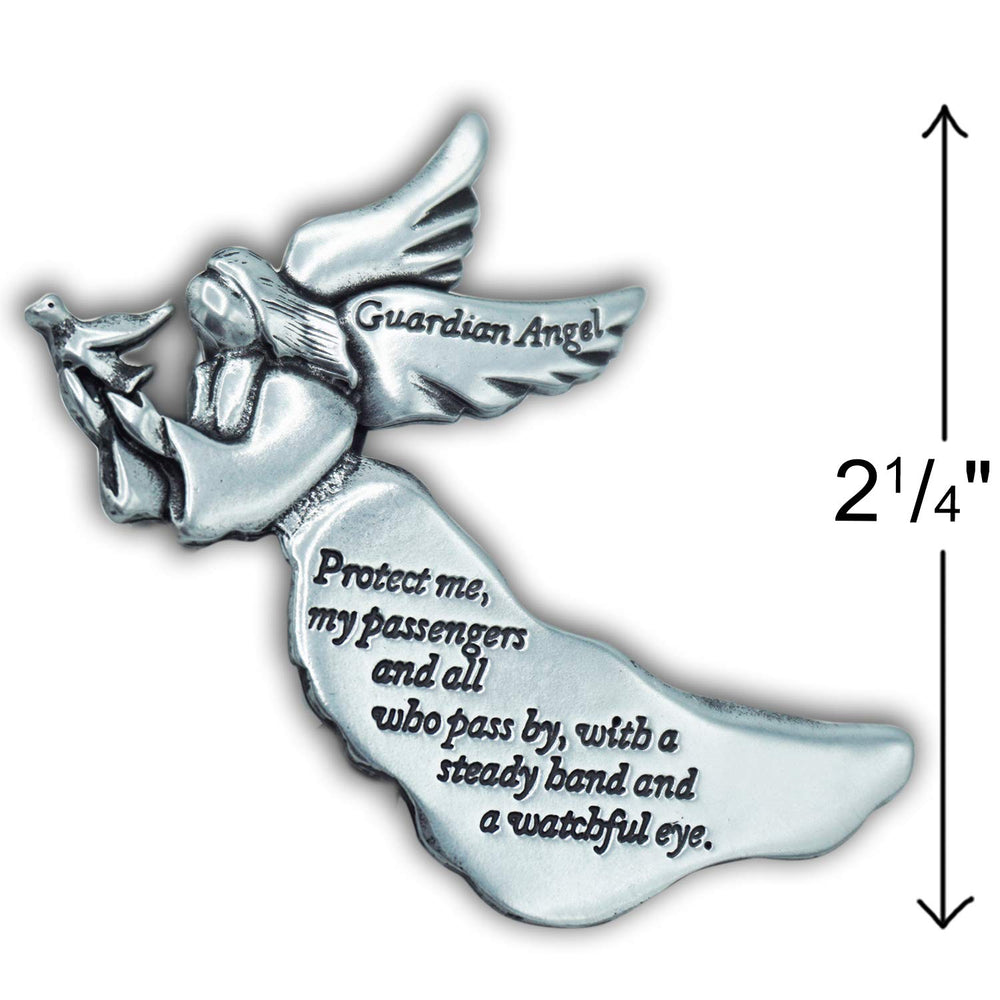 (Abbey & CA Gift Guardian Angel Sun Visor Clip, Multicolored