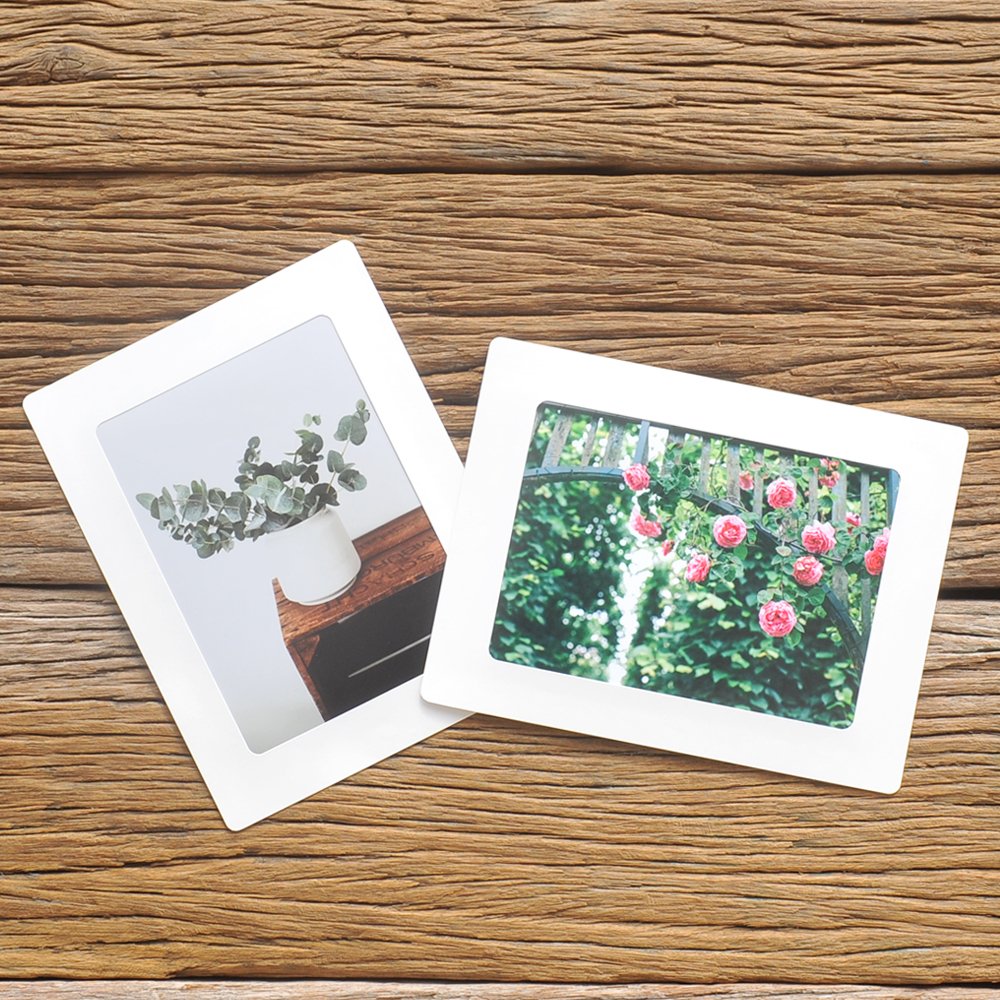 Paper Photo Frames 5x7 Inch White 15 Pack - Fits 5x7 Pictures