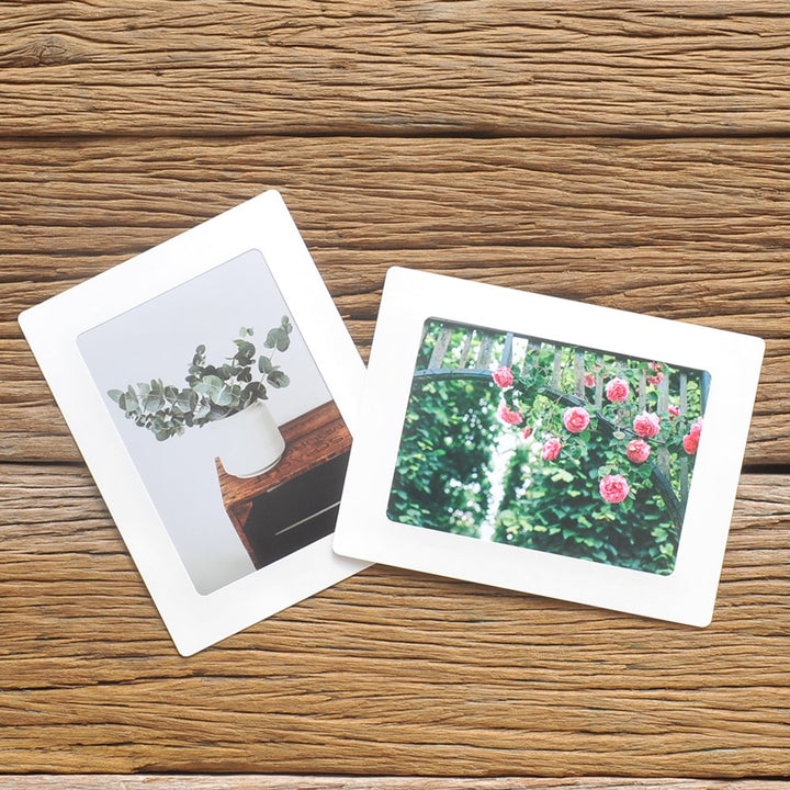 Paper Photo Frames 5x7 Inch White 15 Pack - Fits 5x7 Pictures