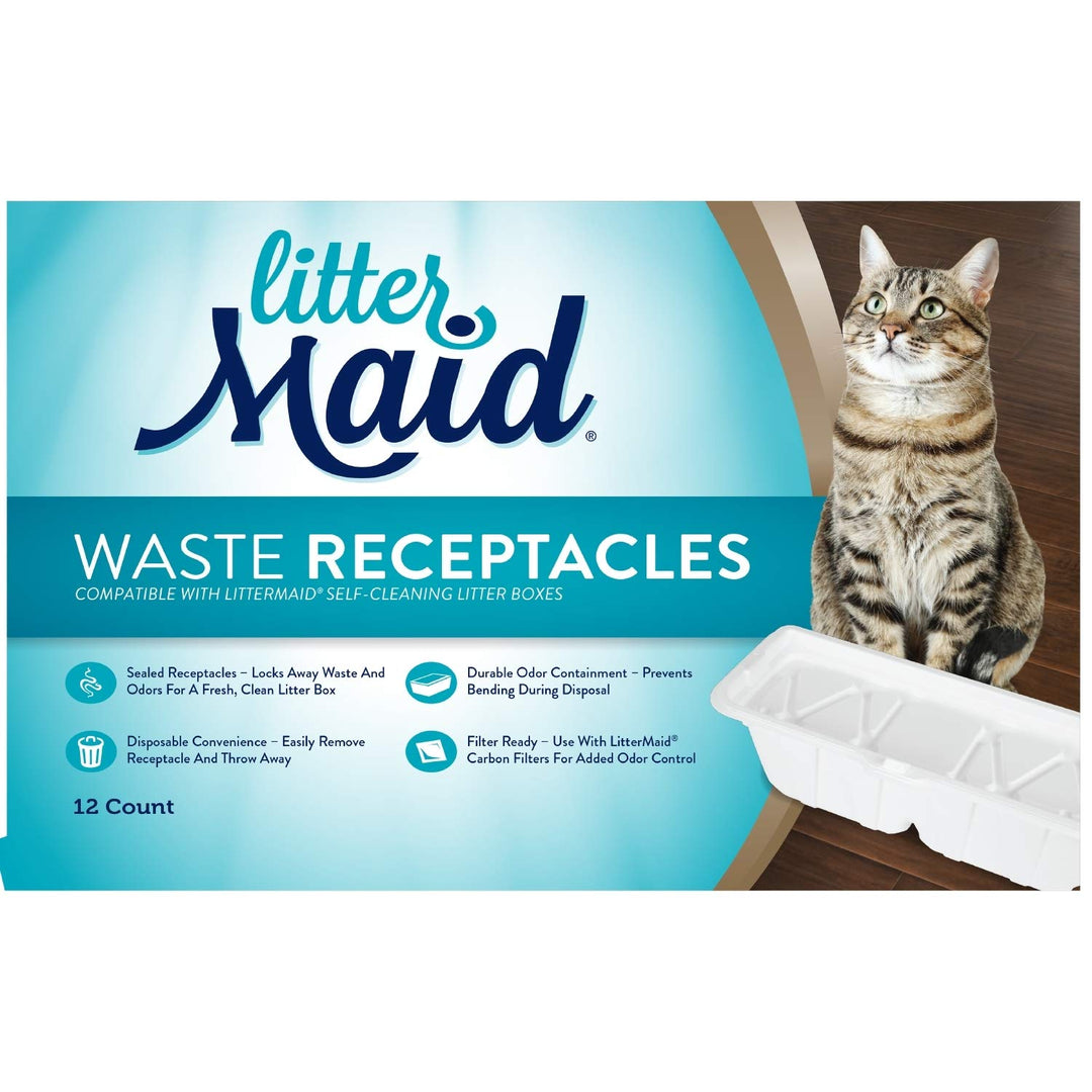 Waste Receptacles, 12 Count