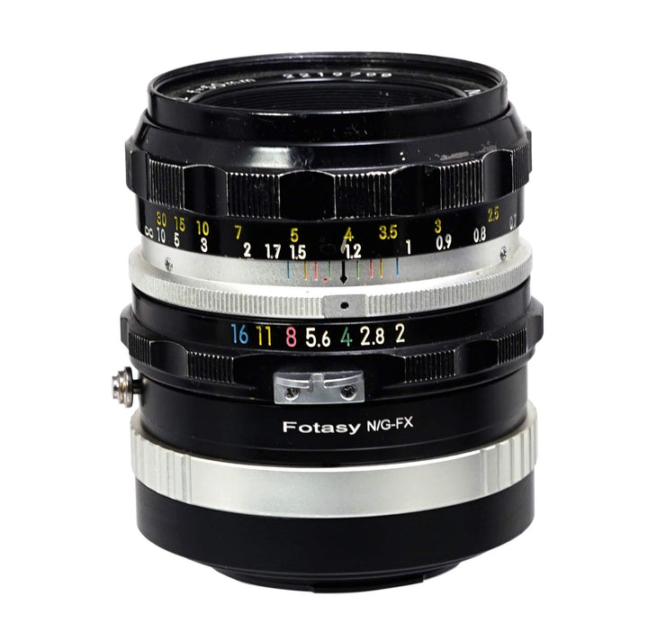 Copper NK G AFS lens to Fuji X Lens Adapter, Nikkor F to X Mount Adapter, Compatible with Fujifilm X-Pro1 X-Pro2 X-Pro3 X-E2 X-E3 X-A10 X-T1 X-T2 X-T3 X-T4 X-T10 X-T20 X-T30 X-T30II X-T100 X-H1