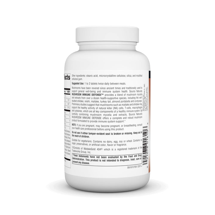 Mushroom Immune Defense, 120 Tablets