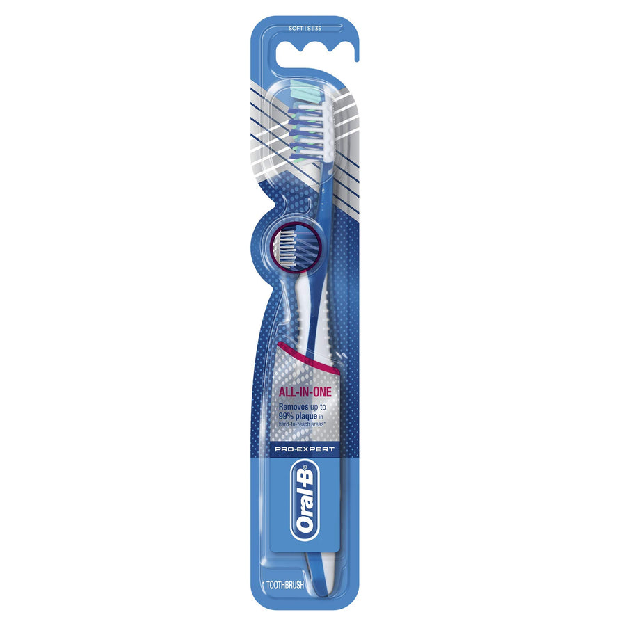 Oral-b Cross Action Complete Adult 35 Soft Manual Toothbrush