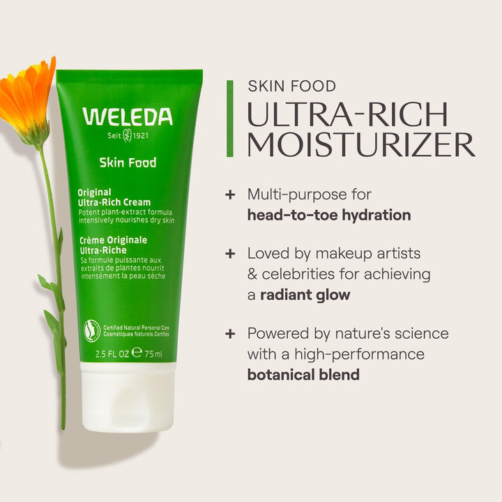 Skin Food Original Ultra-Rich Body Cream, 1 Fluid Ounce, Plant Rich Moisturizer with Pansy, Chamomile and Calendula