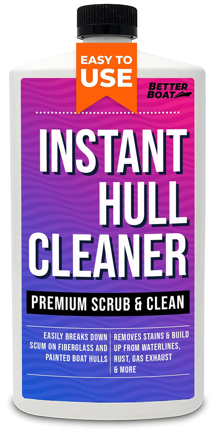 Fiberglass Boat Hull Cleaner for Boats & Boat Cleaner Cleaning Supplies Marine Metal Stain Remover and Restorer Boat Soap Wash Pro Products Clean Deck Pontoon & Sailboat & Boat Deck Cleaner