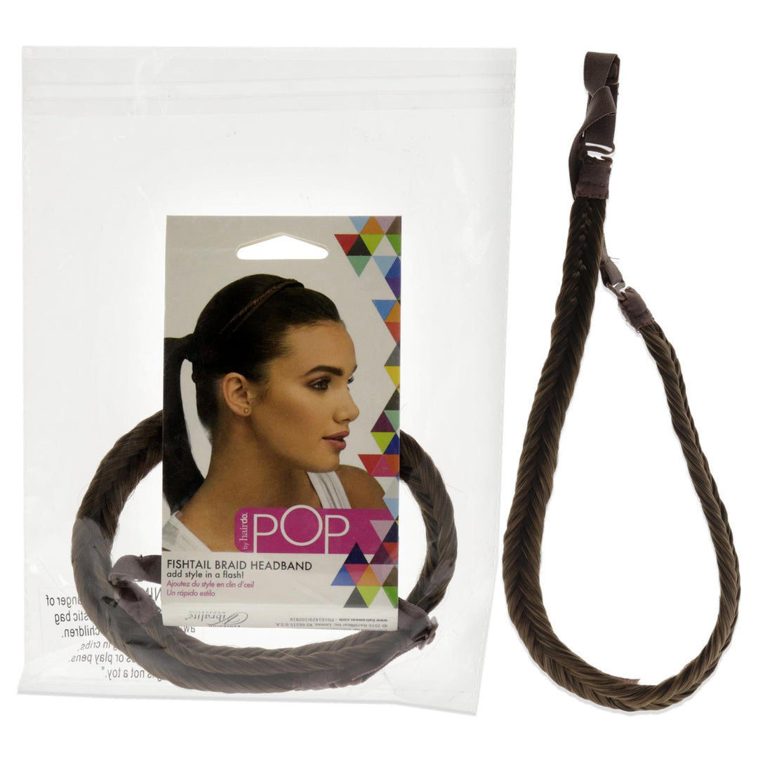 Hairdo Pop Fishtail Braid Headband - R10 Chestnut for Women - 1 Pc Hair Headband