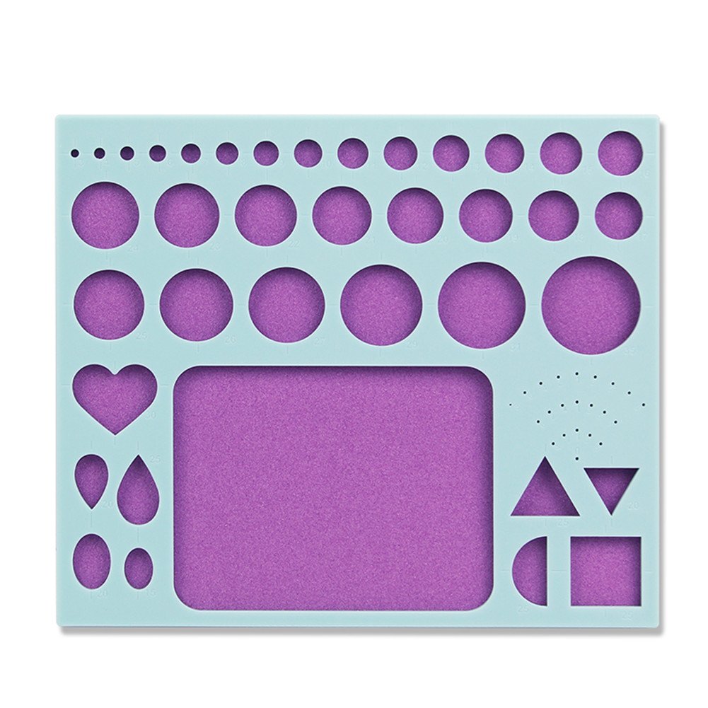 3 in 1 Paper Quilling Template Board with Pins Quilling Knitting Board Cork Shape Mold DIY Tool
